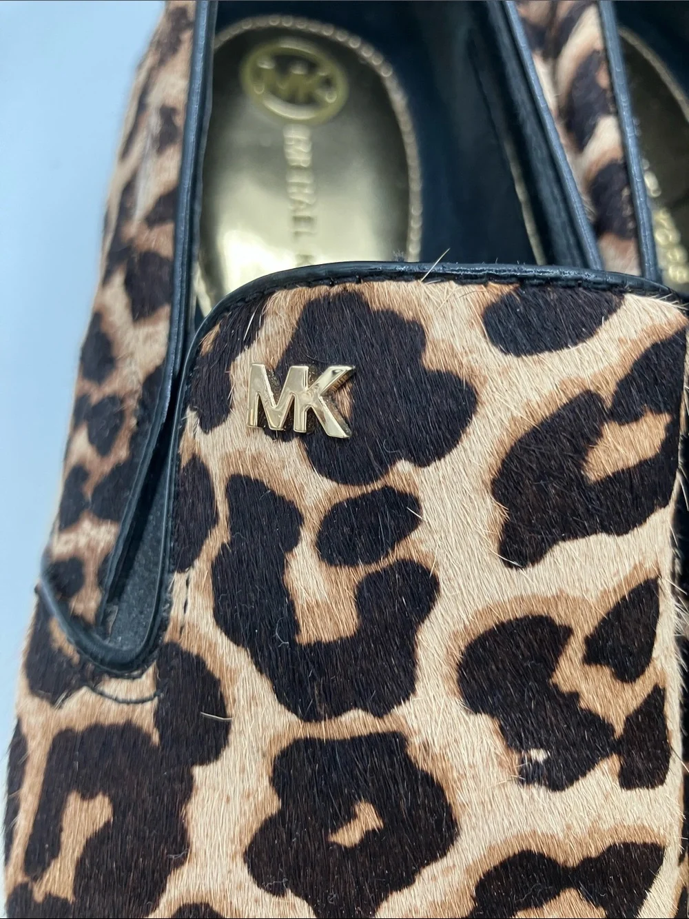 Michael Kors Leopard-Print Slip-On Sneakers in Brown and Black